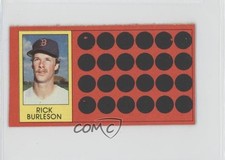 1981 Baseball Scratch-Off Separated Rick Burleson (Baseball Hat Offer!) #37 0y59