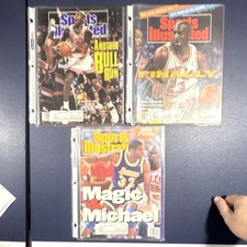Sports Illustrated Michael Jordan Chicago Bulls Magic Johnson Lakers