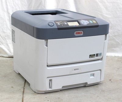 OKI C711 HD Color Laser Printer N31194A  Low Print Count 50K- OEM Toners  #862