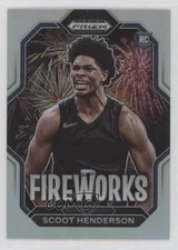 2022-23 Panini Prizm Fireworks Silver Prizm Damian Lillard #3