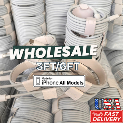 For iPhone 17 16 15 14 13 12 11 Pro 8 20W PD USB C Fast Charger Type C Cable Lot