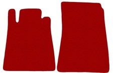 FRONT Fußmatten, Automatten für Mercedes SLK R171 roadster, 2004-2011, Rot x14 R