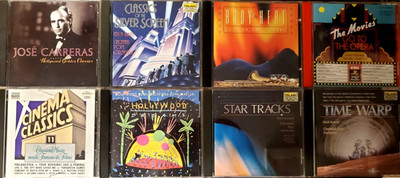 8 CD LOT   Jazz at the Movies Go To Opera Cinema Classics Body Heat Erich Kunzel