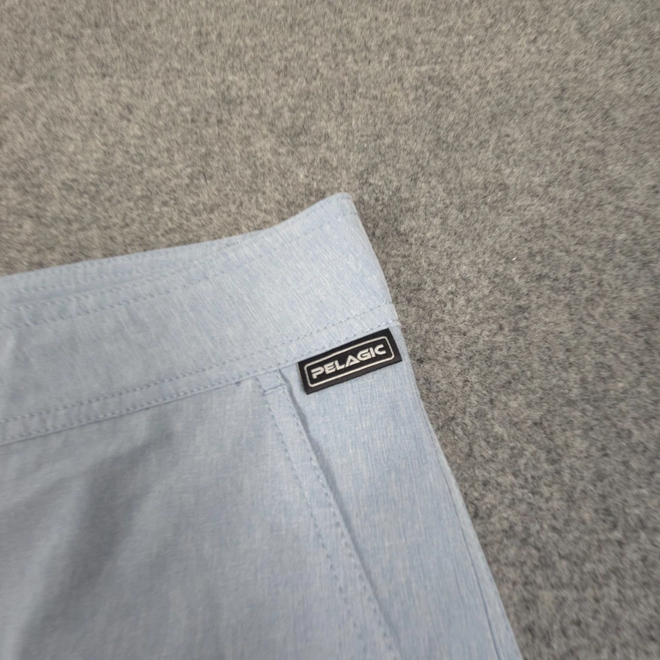 Pantalones Cortos Pelágicos Para Hombre 42 Azul Chino Surf Verano Playa Elástico Pesca Talla 42 Foto 3 de 4