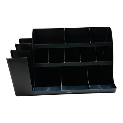 Mind Reader Cup and Condiment Station Countertop Organizer 24'' x 11.5'' x 12.5''