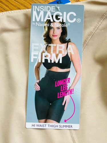 Naomi & Nicole Shapewear XL High Waist Boy Short Thigh Slimmer Extra Firm NEW - Picture 2 of 7