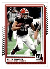 Tyler Allgeier 2025 Donruss #41 Atlanta Falcons CheapBuy2orMore!