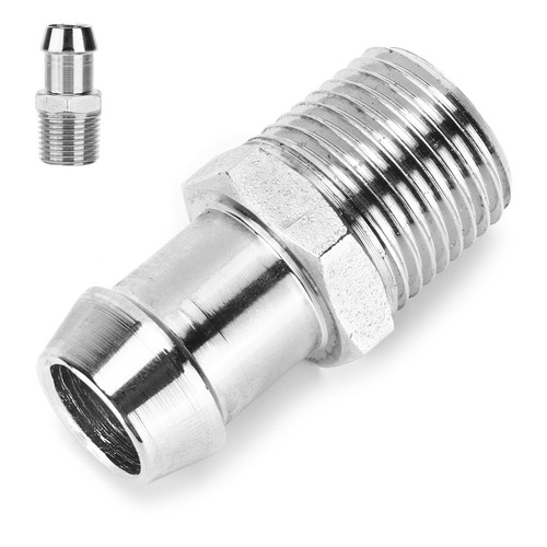 Intake Manifold Heater Hose Fitting Chrome Plated Steel Part For Universal REL - Picture 7 of 22