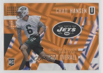 2017 Panini Unparalleled Class of Orange 57/99 Chad Hansen #223 Rookie RC e5r
