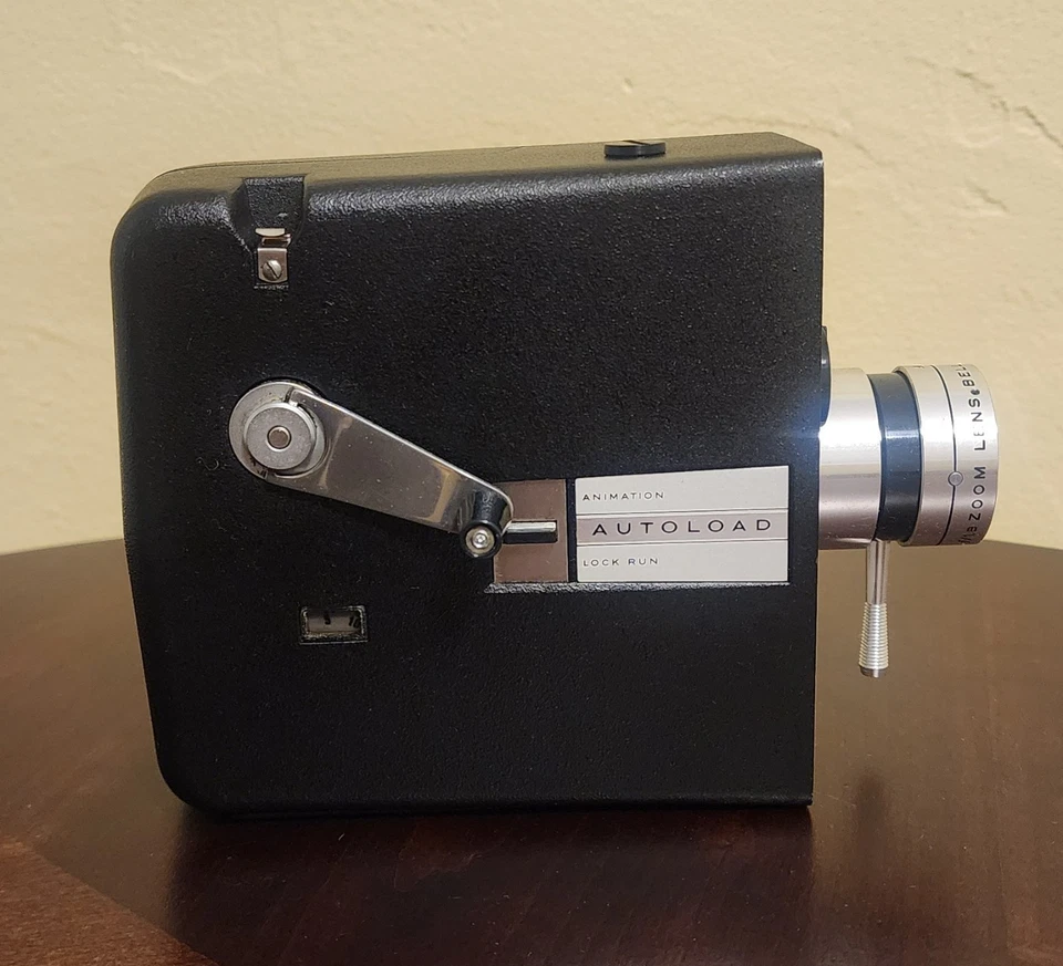 Cámara de película Bell & Howell Zoom Reflex carga automática 8 mm modelo 315 con caja y manuales Foto 3 de 4