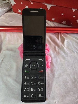    AT&T Alcate Flip Phone2 TCT 40440 4GB Gray - PARTS ONLY - FREE GIFTS     