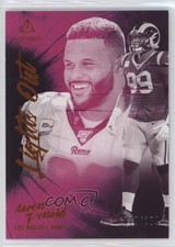 2020 Panini Luminance Lights Out Orange 77/100 Aaron Donald #LO8 0dz7