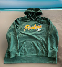 NFL Team Apparel Green Bay Packers Sweatshirt Hoodie TX3 Warm Men  s XXL