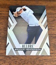BROOKE HENDERSON 2026 UPPERDECK ALLURE GOLF BLACK RAINBOW CARD 