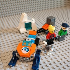 Lego City 60033 Arctic Ice Crawler 100% Complete + Arctic Exploration Team 60191