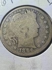 1896-P Barber Quarter – Good Condition – Classic U.S. Silver Coin — photo 1