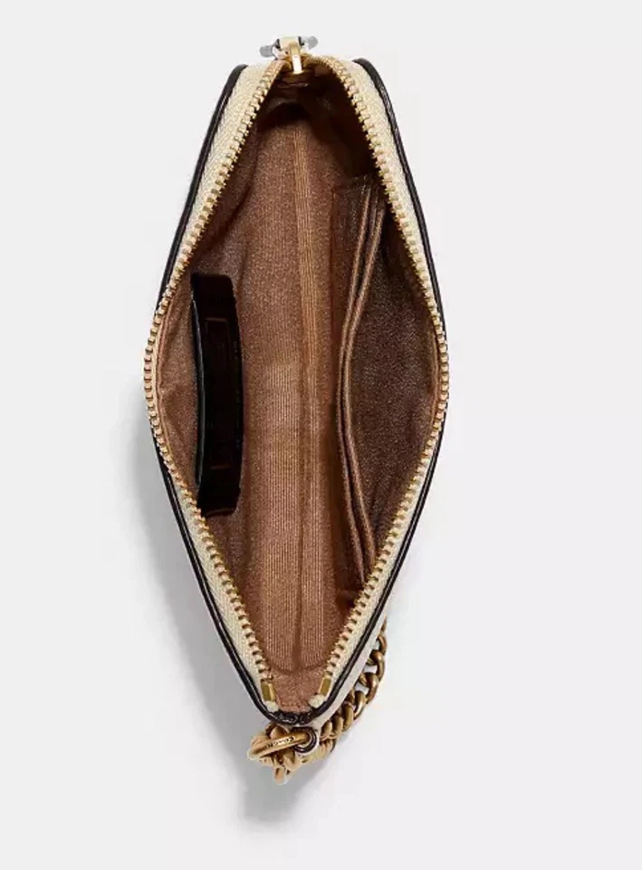 Bolso Cartera Coach X Jennifer Lopez Esquina Cremallera Muñequera Nyc Skyline y2k Kawaii Foto 2 de 2