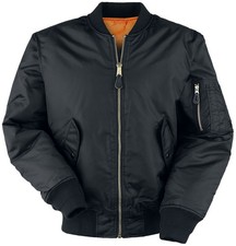 Brandit Bomberjacke Herren MA1 schwarz Basics