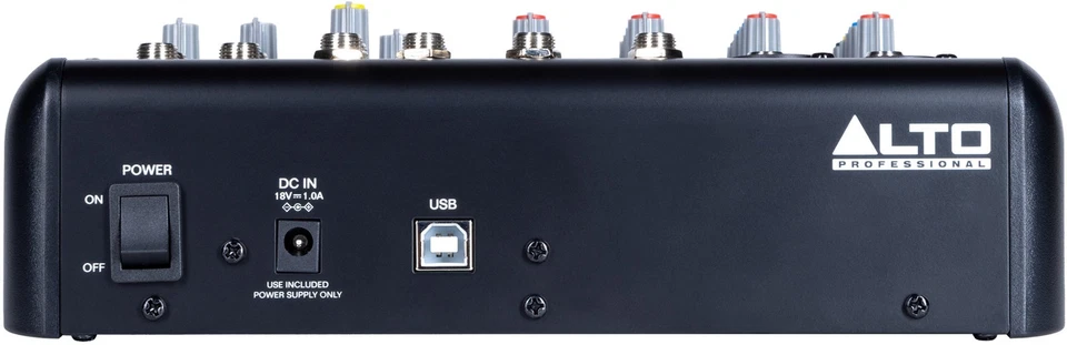 Alto Professional TrueMix600 Analog Mischpult Mixer USB XLR Klinke RCA BLuetooth - Bild 2 von 4