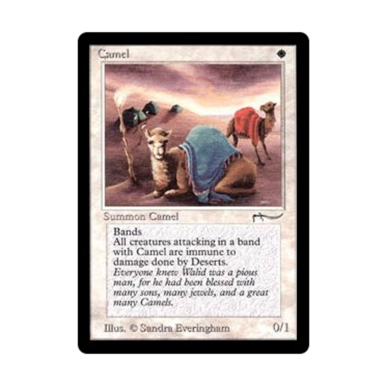 WotC MtG Arabian Nights Camel (C5) EX+