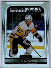 2021-22 O-Pee-Chee Platinum Radim Zohorna Rainbow Rookie Card # 230. rookie card picture