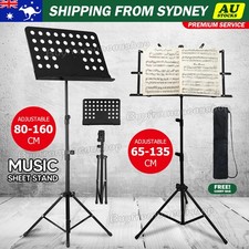 Adjustable Stage Stand Heavy Duty Large Metal Music Sheet Conductor Folding AU