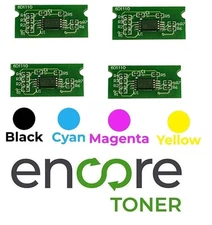4 Toner Chips for HP 827A to Enterprise M880 (CF300A, CF301A, CF303A, CF302A)