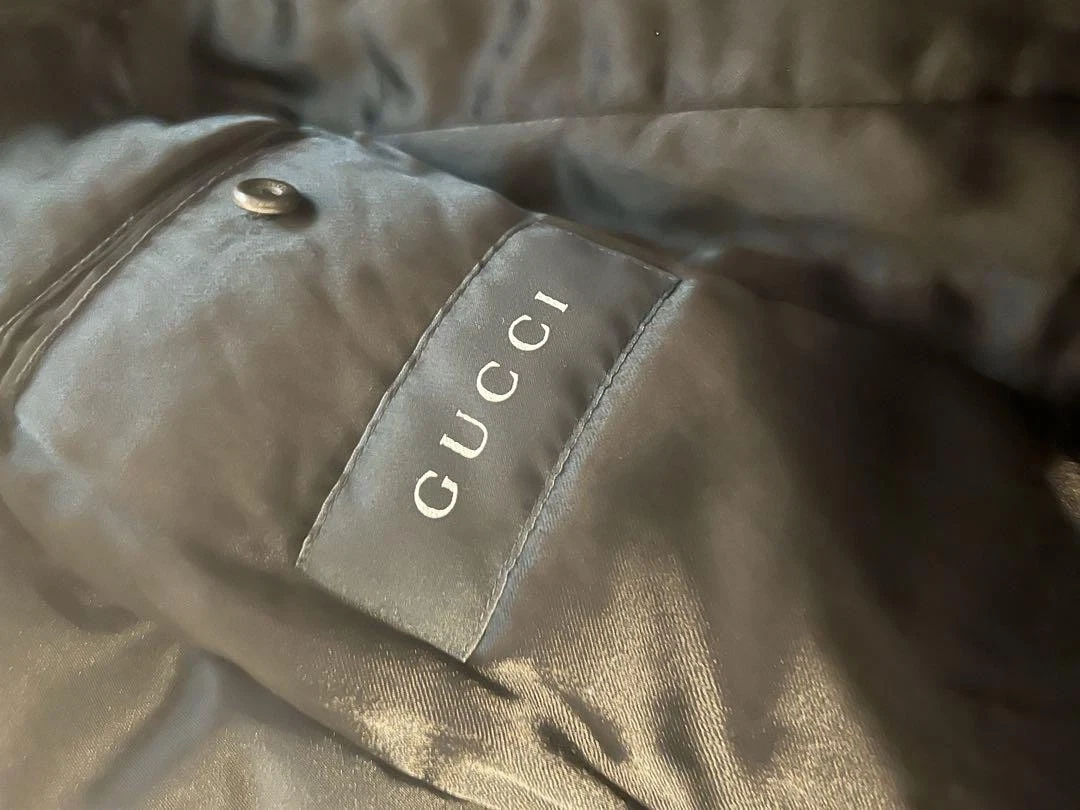 Giacca pelliccia Gucci taglia 44 usata ottima calda moda capospalla