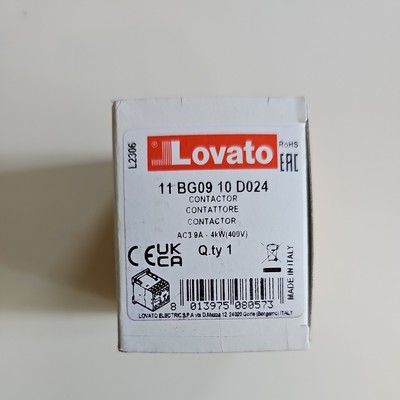 LOVATO ELECTRIC CONTACTOR 11BG0910D024