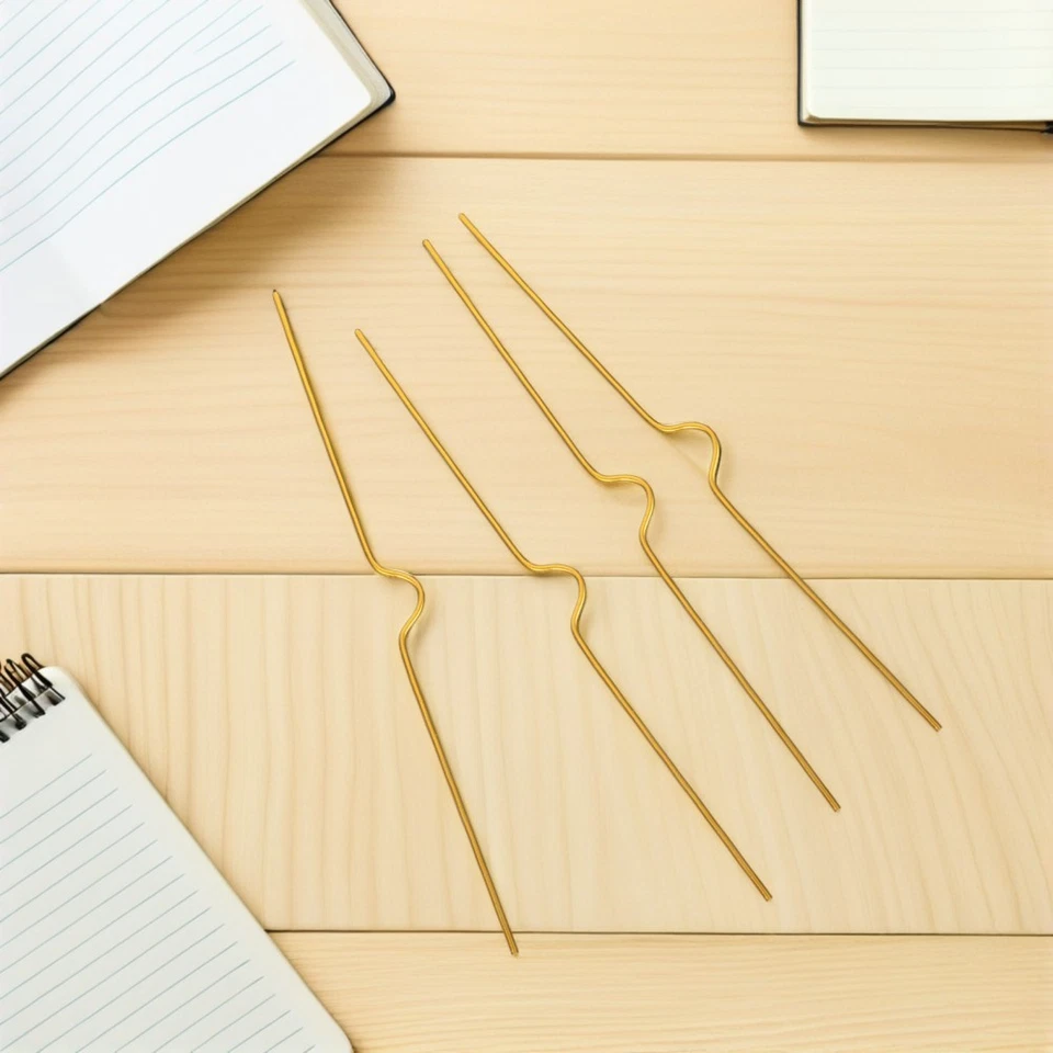 100 Stück Kalenderhaken für Wand: Eisenhaken Ordnerklammern für Poster - klein - Bild 2 von 4