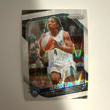 Panini 2025 WNBA Prizm Teresa Edwards #126 Minnesota Lynx White Seismic