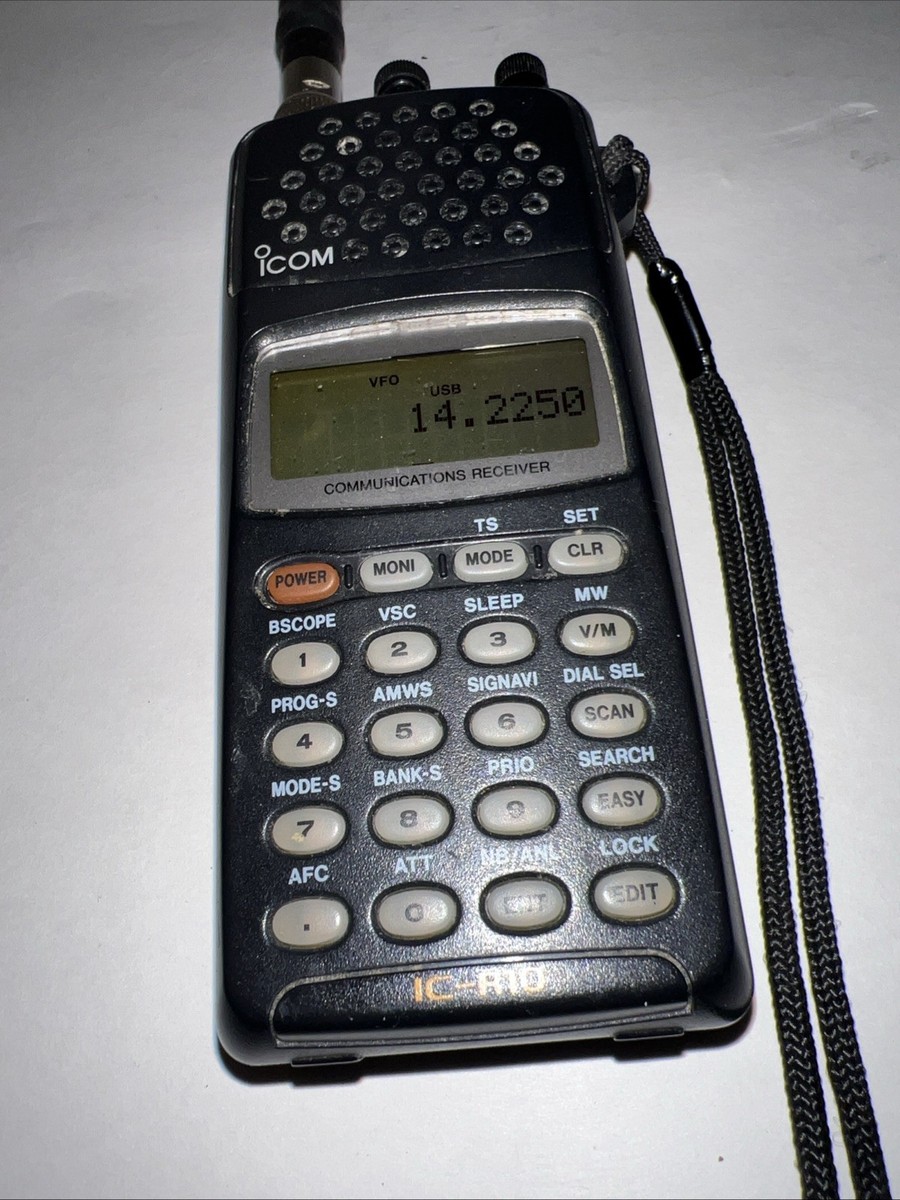 ICOM IC-R10 アイコム　受信機 ICOM IC-R10 Handheld Receiver for AM/FM/LSB/USB/CW Very Nice 30