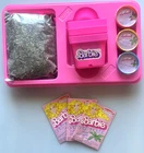 Vtg Barbie Greenhouse Set Pink Planters Seeds Soil 1983 Skilcraft Rare Unused