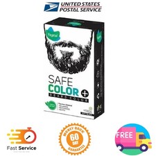 Organic Chemical free Beard Dye Colour Facial Hair Colouring For Men - Black 25g