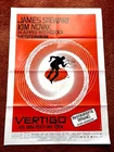 Vertigo - Aus dem Reich der Toten Kinoplakat Poster A1, Alfred Hitchcock Stewart