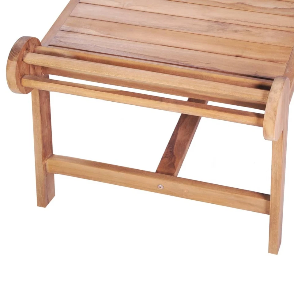 Solid Teak Coffee Table Outdoor Garden Furniture Marlboro Plant Stand vidaXL - Image 4 of 4