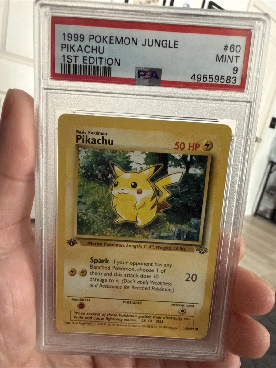 英版ピカチュウ PokeTour1999 - PSA MINT9 / 6872 Pikachu Pokémon TCG Grade 9 Jungle Individual Collectible Card
