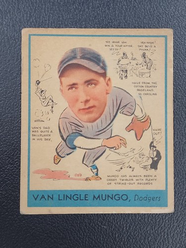Van Lingle Mungo #278 card