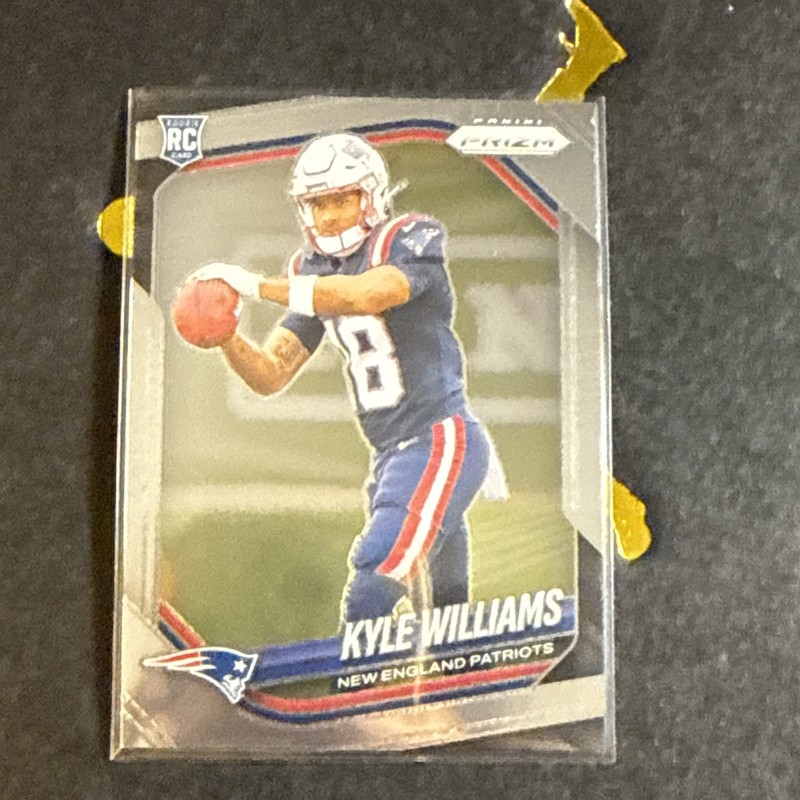 2025 Panini Prizm Kyle Williams Rookie Card RC New England Patriots #336
