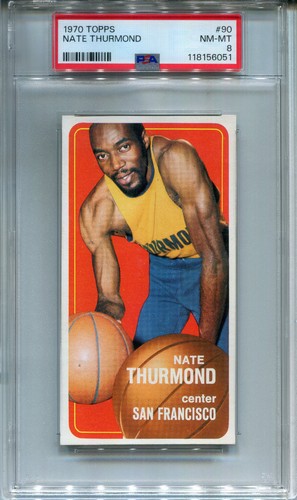 1970 Topps #90 Nate Thurmond PSA 8 NM-MT San Francisco Warriors