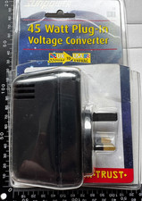 SUNPOWER Voltage Converter 45W Plug-In UK Plug 230VAC TO USA Socket 110VAC RP90X