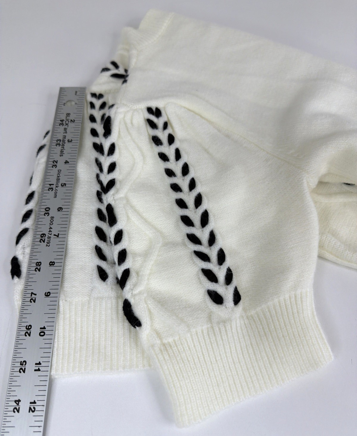 Commense Women’s Medium Contrast Binding Cable Kn… - image 9