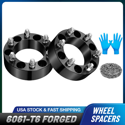 #ad 2 2 inch 6 Lug 6x5.5 Wheel Spacers fits Chevy Silverado 1500 Suburban Sierra $49.99