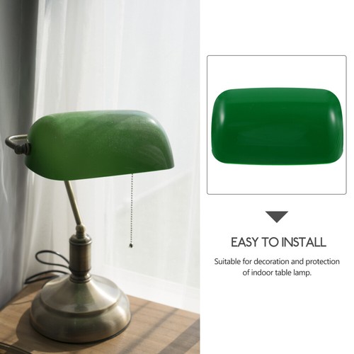 2pcs Lampshade Replacement Bankers Lamp Shades Vintage Ceiling Light Cover - Picture 12 of 12