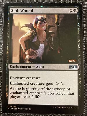 MTG 刺し傷　FOIL Foil】《刺し傷/Stab Wound》[RTR] 黒C | 日本最大級 MTG通販サイト