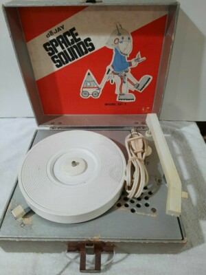 Vin-Antique PPSE‘79 ver.1 Rare Vintage DeJay Record Player Space Sounds Sp-7 SpaceRace