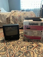 Symphonic SC313C 1" TV VCR , Player A/V Retro Gaming  No Remote Needs Repair