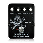 Joyo High Gain Distortion Guitar Pedal from Crunch to Heavy Metal (Open Box)