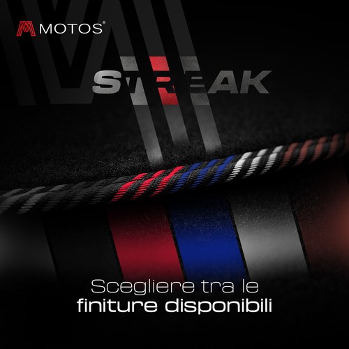 AF10-2 Set Tappetini Velluto STREAK Bianco per Alfa Romeo 146 1994-2000 tappeto - Foto 7 di 9