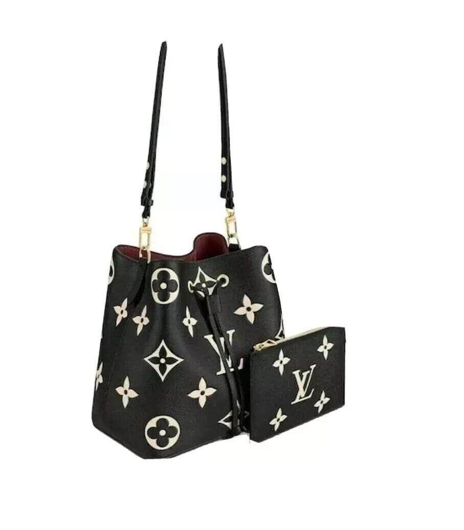 Louis Vuitton NeoNoe Handbag Limited Edition Crafty Monogram Empreinte  Giant MM at 1stDibs